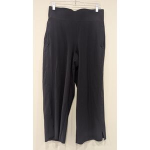 Athleta Black High Waist Cosmic Crop Size Medium
